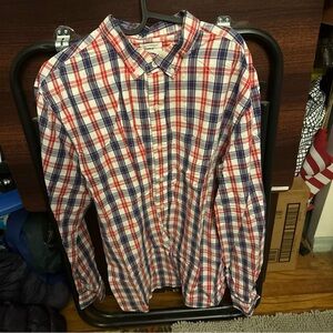 Old Navy Multicolor Plaid Button-Down Shirt